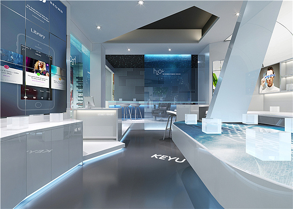 珠海科宇數碼店裝修設計 科技感與用戶體驗的完美融合